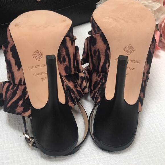 Antonio Melani Vilada Leopard Heels Size 8 - Picture 4 of 8